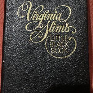 Virginia Slims 1984 Mini Little Black Book (Address)